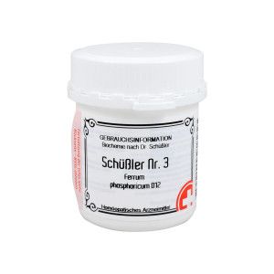 Schüssler Nr.3 Ferrum Phosphoricum D 12 Tabletten