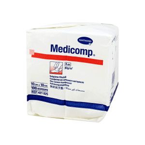 Medicomp Kompressen 10x10 cm Unsteril