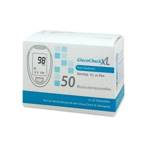 GlucoCheck XL Blutzuckerteststreifen