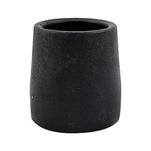 Krückenkapsel für Gehgestell 28 mm schwarz