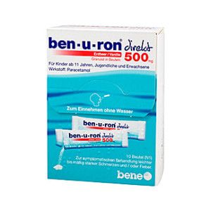 ben-u-ron direkt 500mg Granulat Erdbeer/Vanille