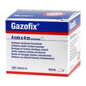 Gazofix Fixierbinde kohäsiv 4cm x 4m Hautfarben