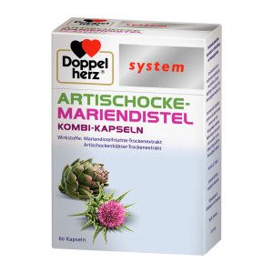 Doppelherz Artischocke-Mariendistel system Weichkapseln