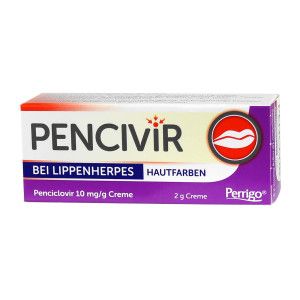 Pencivir bei Lippenherpes Creme hautfarben 1%