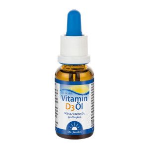 Dr. Jacob's Vitamin D3 Öl 640 Tropfen 800 IE D3 vegetarisch