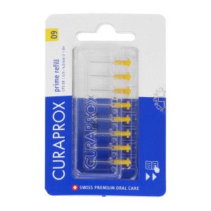 Curaprox CPS 09 prime Interdentalbürsten ISO 2 gelb Refill