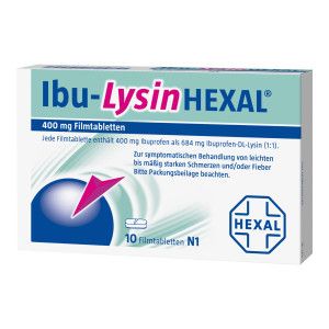 Ibu-Lysin HEXAL Filmtabletten bei Schmerzen und Fieber