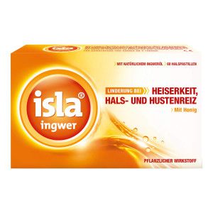 isla ingwer Halspastillen bei Halskratzen und Reizhusten