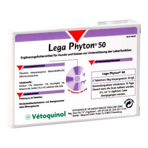Lega Phyton 50 Ergänzungsfutterm. Tabletten für Hunde/Katzen