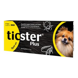 Ticster Plus Spot-on Lsg. zum Auftropfen für Hunde bis 4 kg