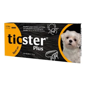 Ticster Plus Spot-on Lsg. zum Auftropfen für Hunde 4-10 kg