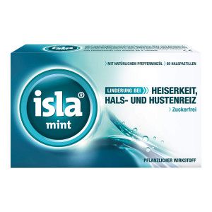 isla mint Halspastillen bei Halskratzen und Reizhusten