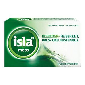 isla moos Halspastillen bei Halskratzen und Reizhusten