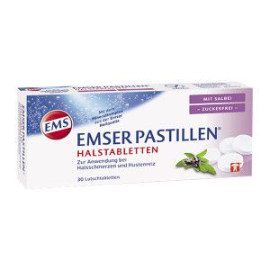 Emser Pastillen zuckerfreie Halstabletten mit Salbei