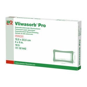 Vliwasorb Pro Superabsorbierende Komp. steril 12,5 x 22,5 cm