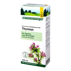 Schoenenberger Naturreiner Heilpflanzensaft Thymian