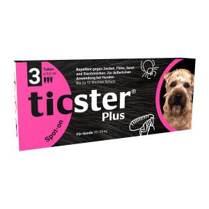 Ticster Plus Spot-on Lsg. zum Auftropfen für Hunde 10-25 kg