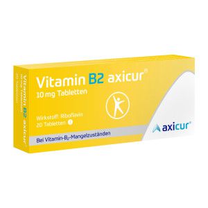 Vitamin B2 axicur 10 mg Tabletten