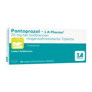 Pantoprazol - 1 A Pharma 20 mg bei Sodbrennen Tabletten