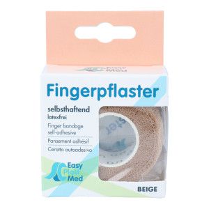 EasyPlast Med Fingerpflaster 2,5 cm x 5 m beige