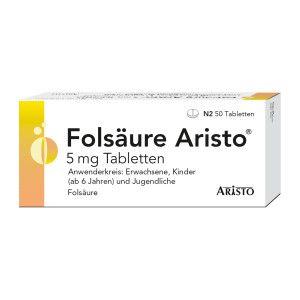 Folsäure Aristo 5 mg Tabletten