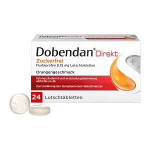 Dobendan Direkt Zuckerfrei Lutschtabletten