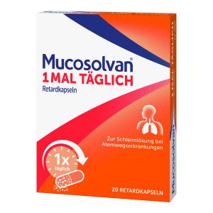 Mucosolvan 1mal täglich Retardkapseln