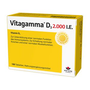 Vitagamma D3 2.000 I.E. Vitamin D3 Tabletten