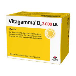 Vitagamma D3 2.000 I.E. Vitamin D3 Tabletten