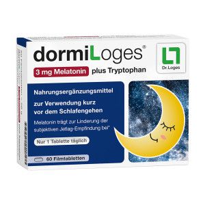 DormiLoges 3 mg Melatonin plus Tryptophan Filmtabletten