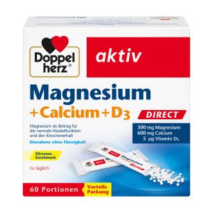 Doppelherz aktiv Magnesium+Calcium+D3 DIRECT Sticks