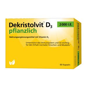 Dekristolvit D3 2000 I.E. pflanzlich Kapseln