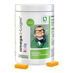 omega3-Loges Kids Lutsch- und Kaubonbons Fruchtgeschmack