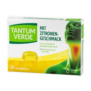 Tantum Verde 3 mg mit Zitronen-Geschmack Lutschtabletten