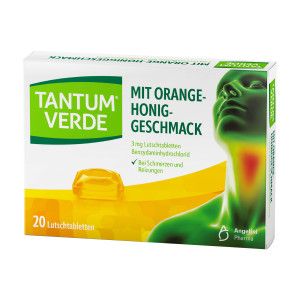 Tantum Verde 3 mg mit Orange-Honig-Geschmack Lutschtabletten