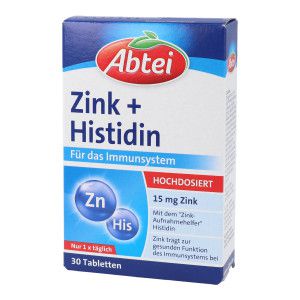 Abtei Zink + Histidin Tabletten