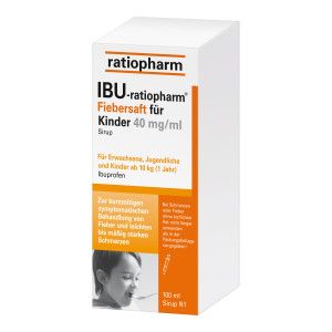 IBU-ratiopharm 4% Fiebersaft für Kinder