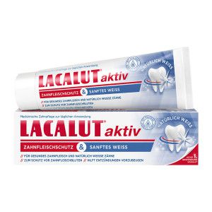 Lacalut aktiv Zahnfleischschutz & Sanftes Weiß Zahncreme