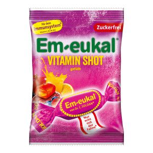 Em-eukal Bonbons ImmunStark Vitamin Shot gefüllt zuckerfrei