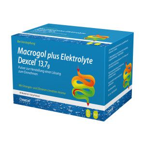 Macrogol plus Elektrolyte Dexcel 13,7 g Pulver