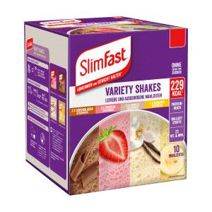 SlimFast Milchshake-Pulver Probierpaket gemischt