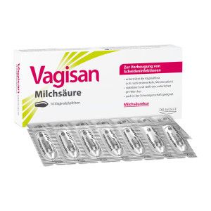 VAGISAN Milchsäure Vaginalzäpfchen