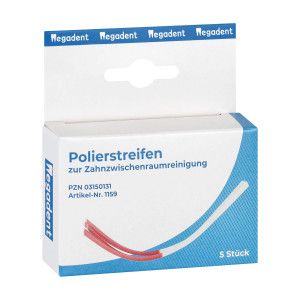 Polierstreifen zur Zahnzwischenraumreinigung