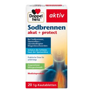 Doppelherz aktiv Sodbrennen akut+protect Kautabletten