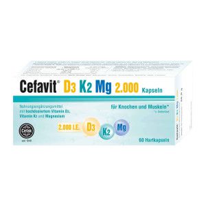 Cefavit D3 K2 Mg 2.000 I.E. Hartkapseln