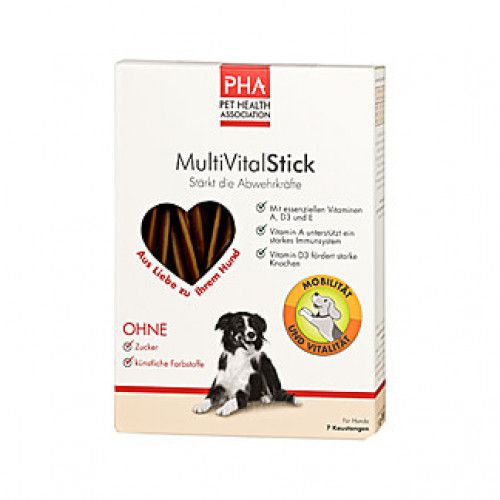 PHA Multivitalstick für Hunde 7 St Nahrungsergänzung Hunde