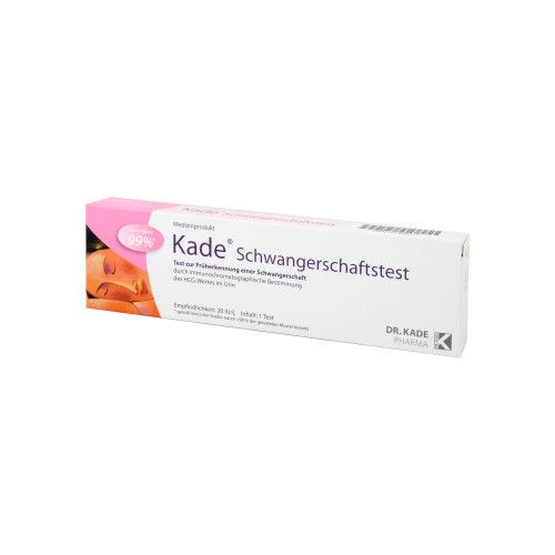 Kade Schwangerschaftstest 1 St Medizinische Tests Medizinische Gerate Claras Apotheke De