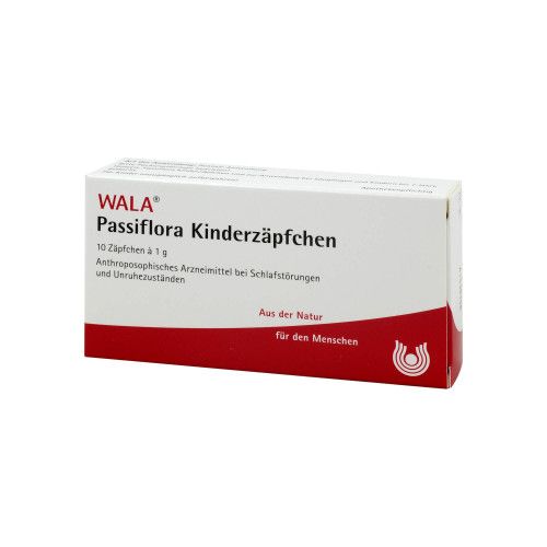 Passiflora Kinderzäpfchen 10X1 g - Beruhigungs- & Schlafmittel - Nerven