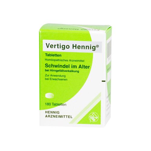 Vertigo Hennig 180 St - Schwindel - Ohren - Augen, Nase & Ohren ...