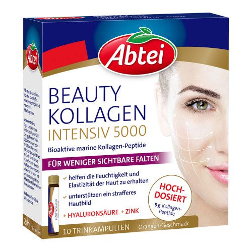 Abtei Beauty Kollagen Intensiv 5000 Trinkampullen 10X25 ml Haut